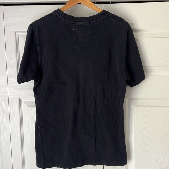 Aeropostale Women Tee Shirt Short Sleeve Phys Ed Dept Medium Vintage Y2K Navy - Picture 2 of 8